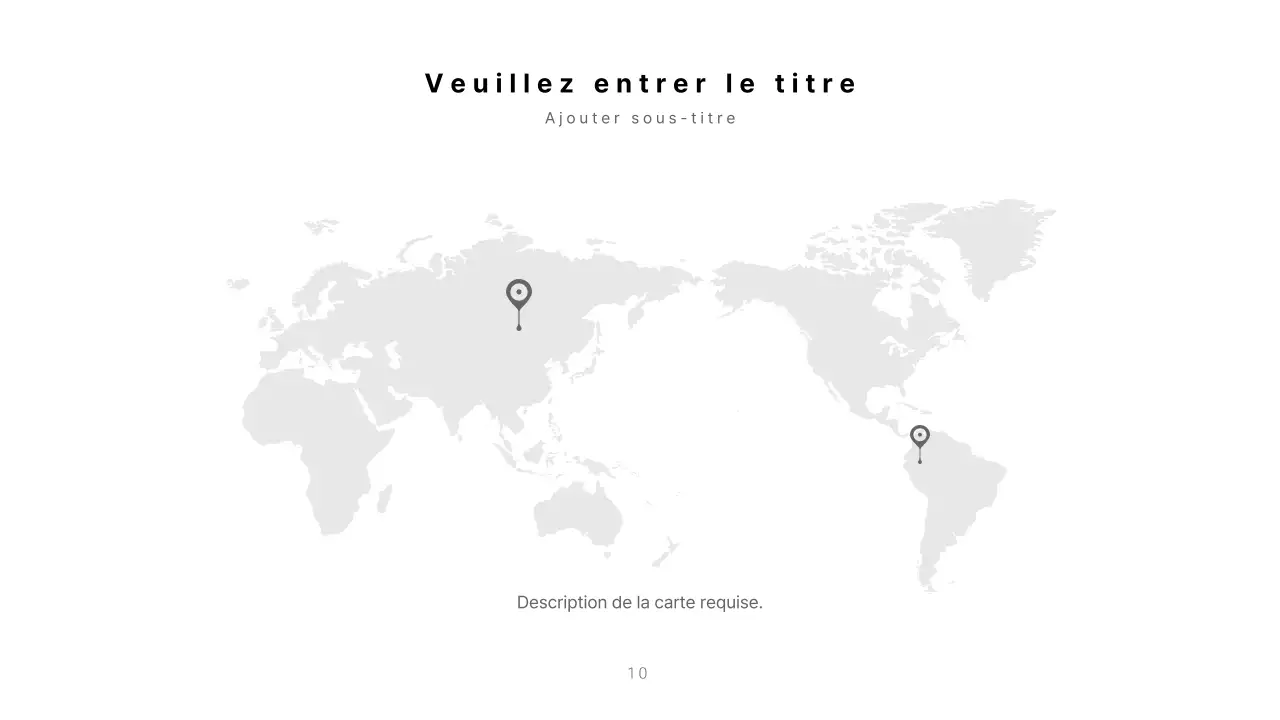 Des présentations propres