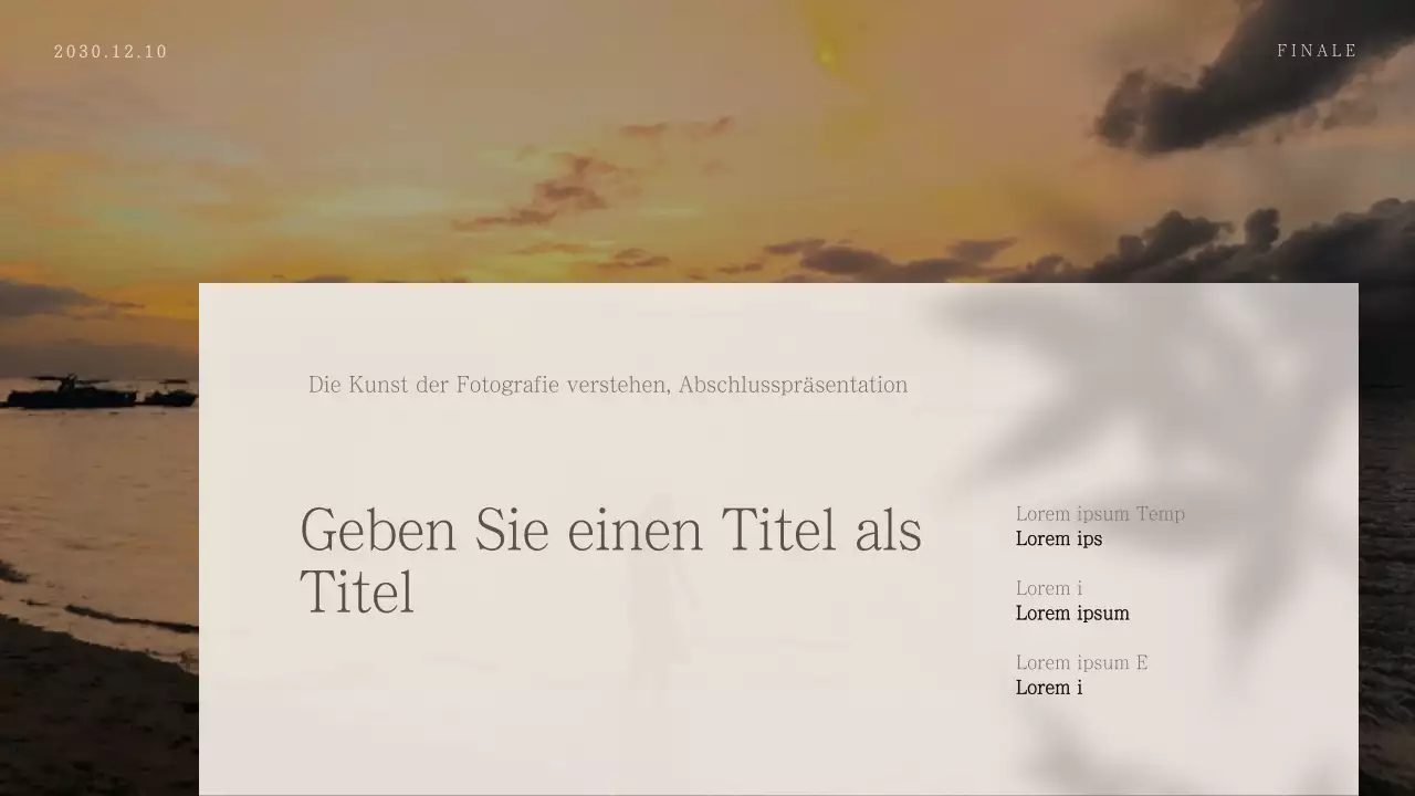 Emotionale Präsentationen