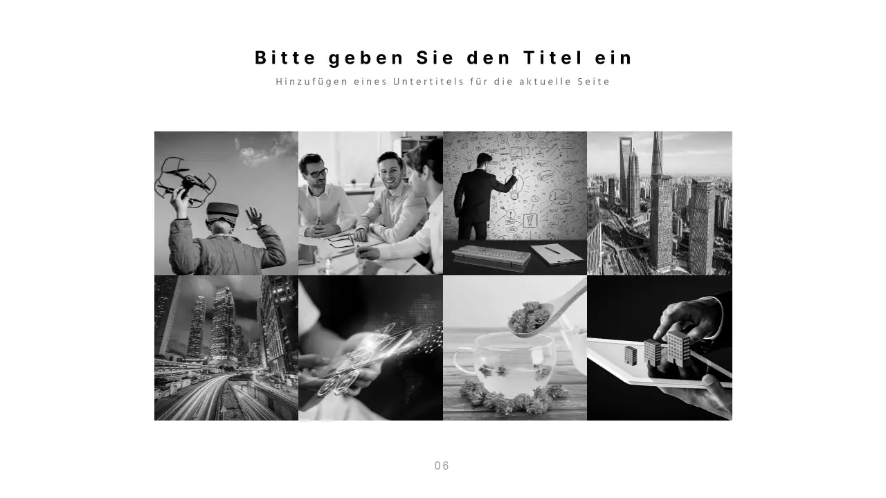 Saubere Präsentationen