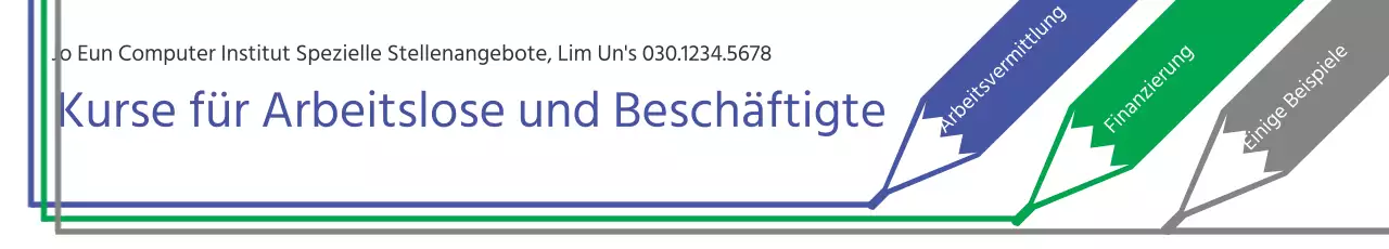 Kurse für arbeitslose Berufsanfänger