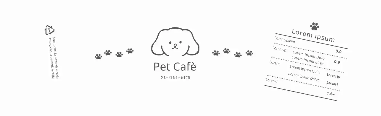 Simpatico portabicchieri per animali domestici