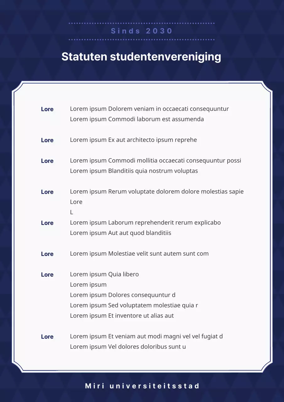 Handleiding bij de statuten van de Blauwe en Marinestudentenvereniging
