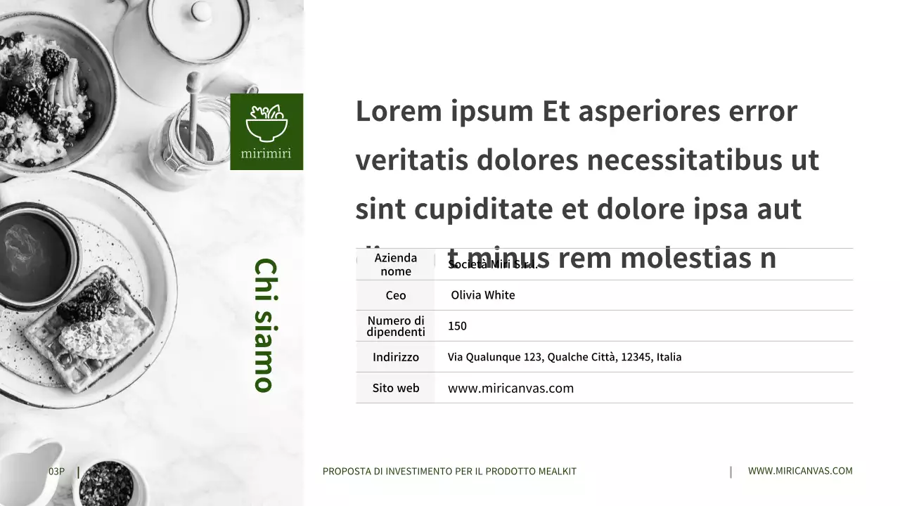 Proposte di investimento per i prodotti di miglio grigio in verde