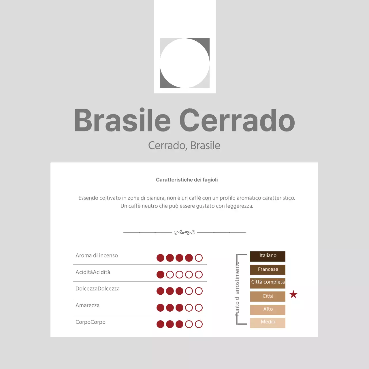 Semplice cartolina concettuale a forma di fagiolo in giallo e marrone