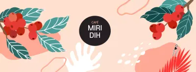 Coloridas y simpáticas ilustraciones de café para portavasos de cafeterías