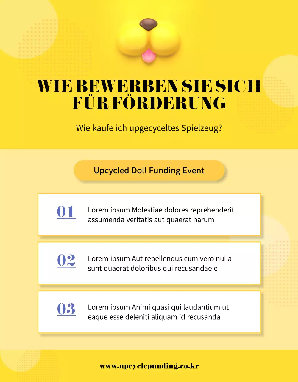 Ein Leitfaden zur Finanzierung eines gelben Kuscheltiers