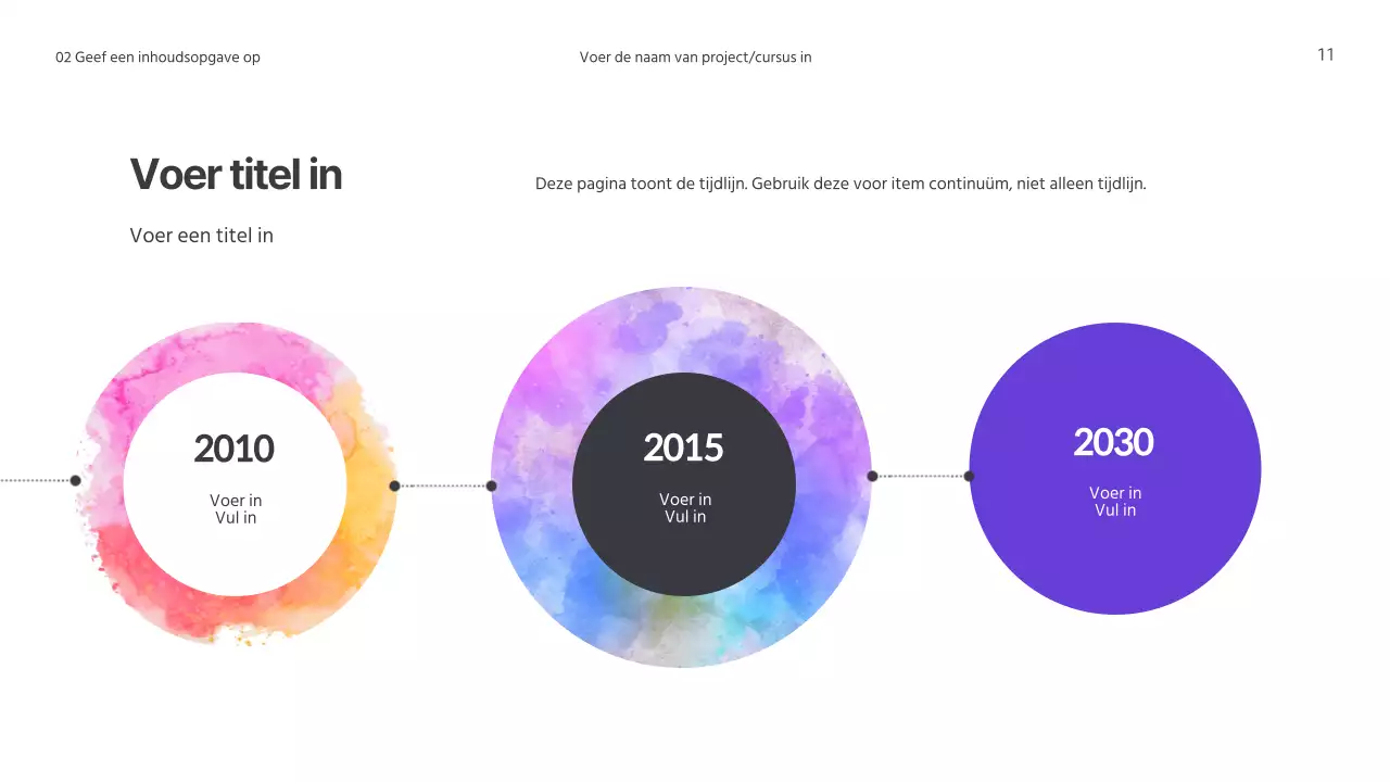 Circulaire presentaties
