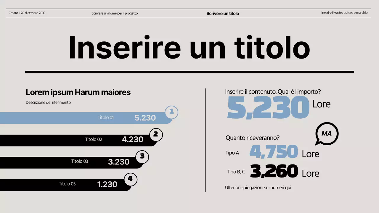 Grafico semplice con concetto di giornale