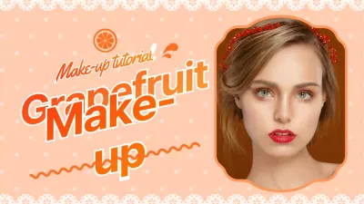 Fotolijstje nectar make-up tutorial in oranje