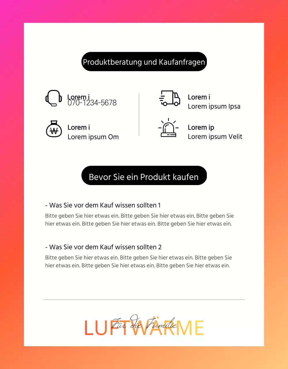 Luftwärmefieber innerhalb