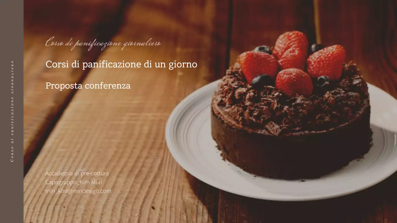 Proposta per un corso di pasticceria di un giorno in beige