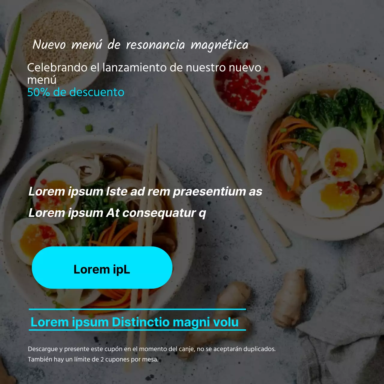 Cupones para restaurantes