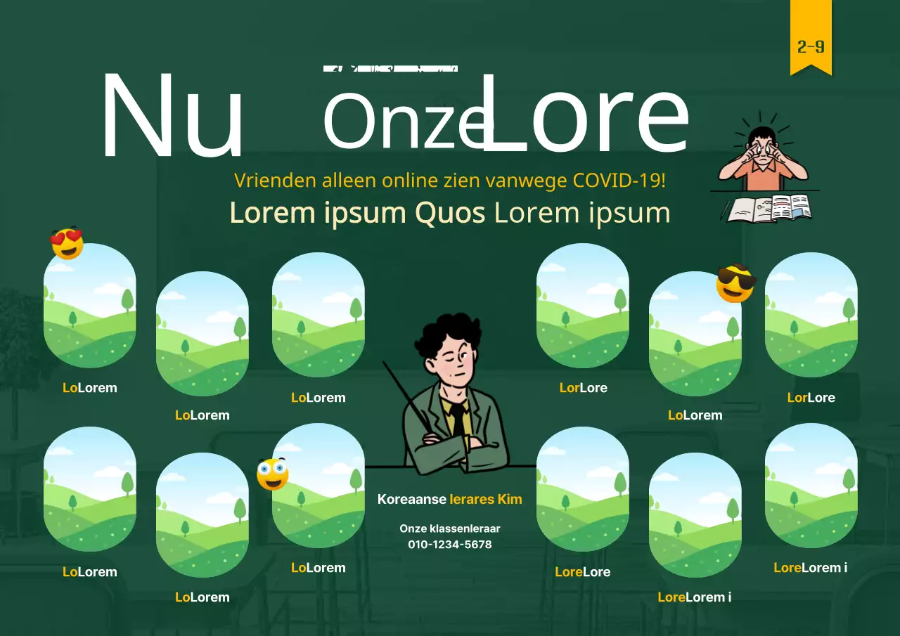 Introduceer een grappige parodie klasgenoot