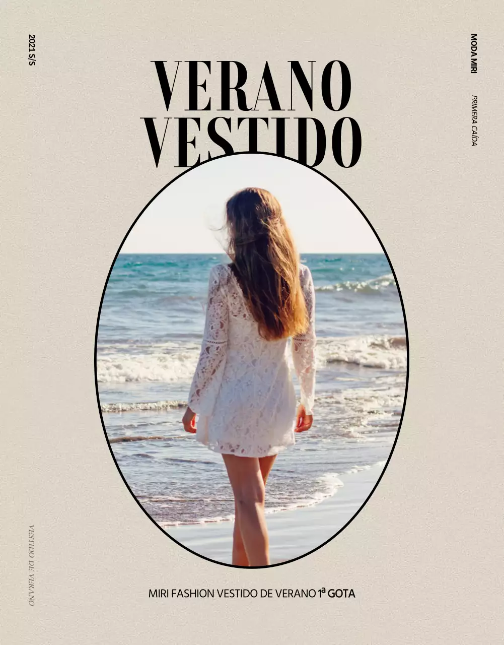 Vestido veraniego con un emotivo detalle de diseño