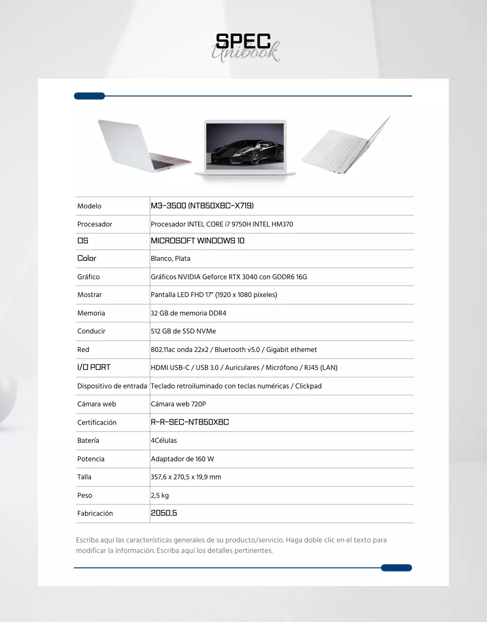 Más información sobre el portátil para juegos BlackTone Space Ultimate Performance
