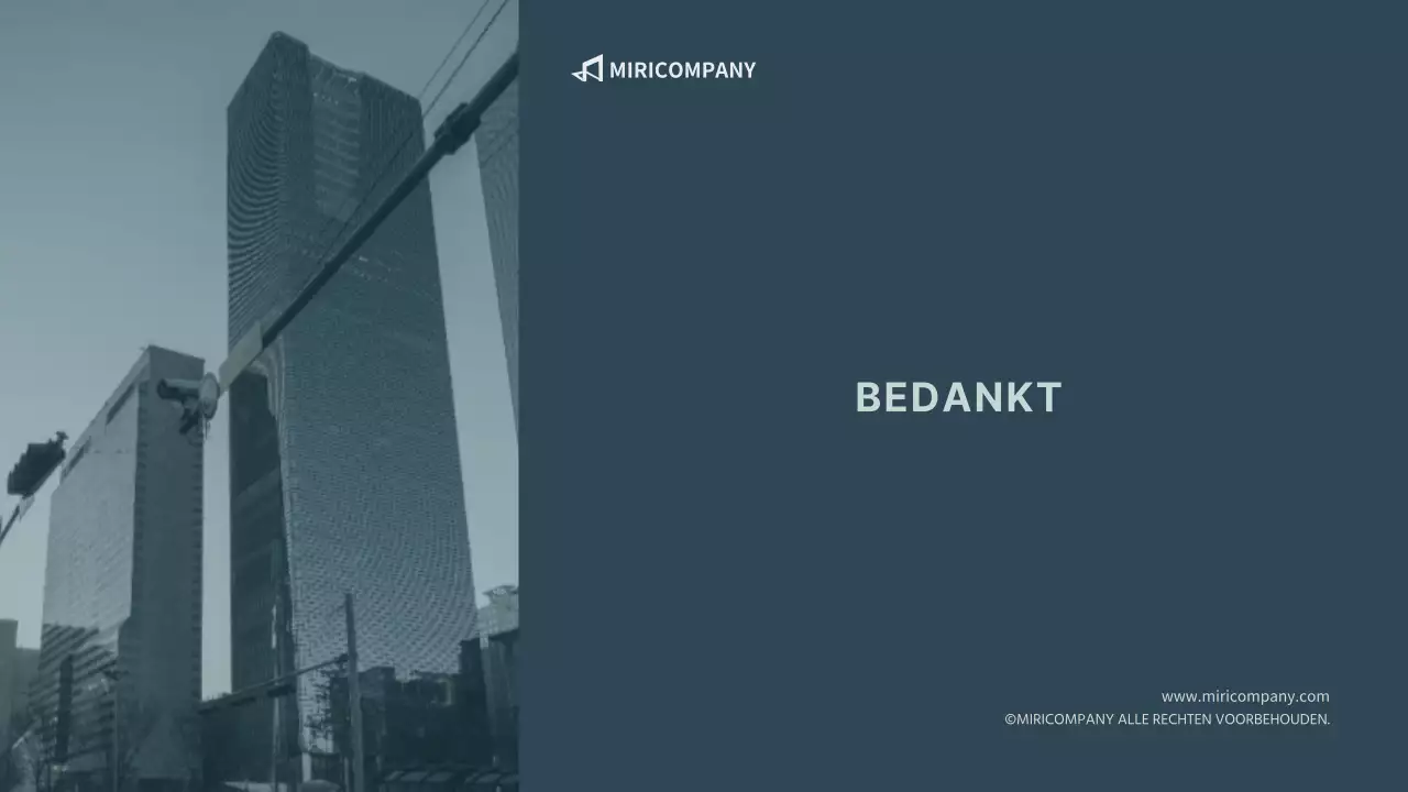 Presentatie ondernemingsplan in marine