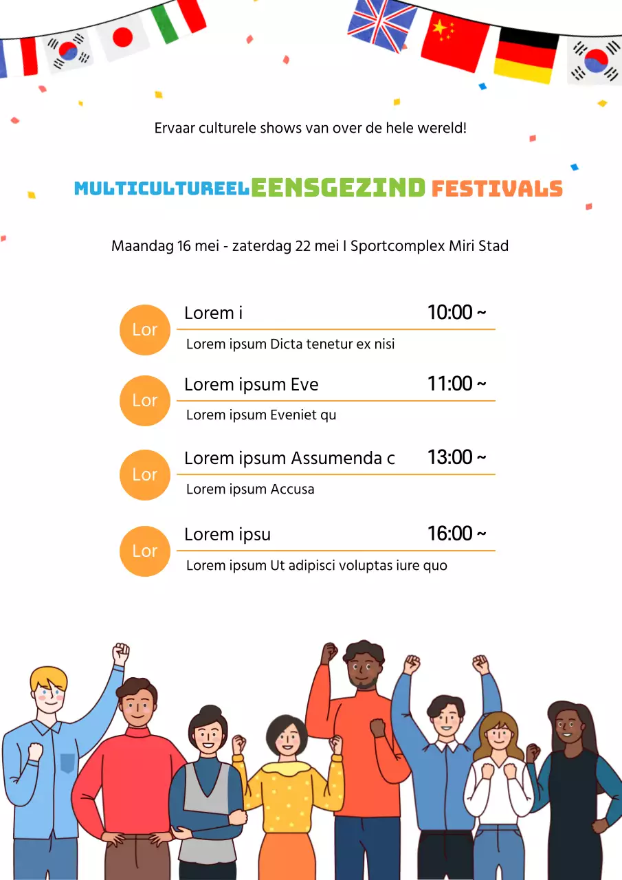 Werelddag vieren Multicultureel Eenheidsfestival Multiculturele gezinnen begrijpen en omarmen