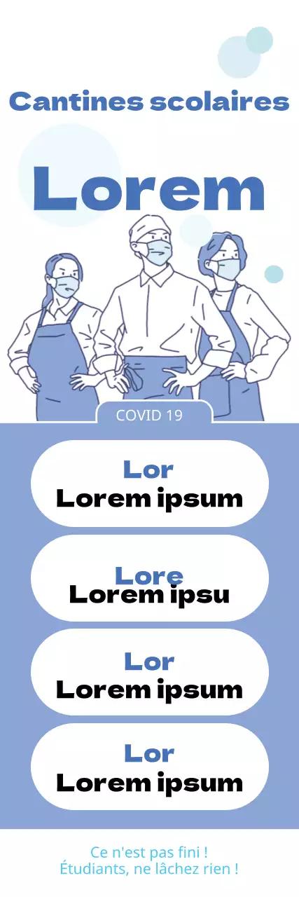 Étiquette de base sur un site de repas Blue Corona