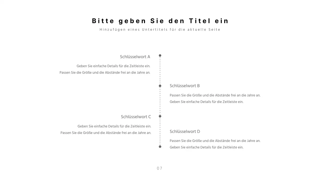 Saubere Präsentationen