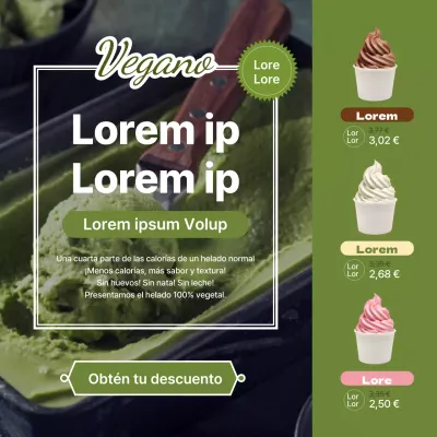 Helado de chocolate ecológico y vegano a la venta