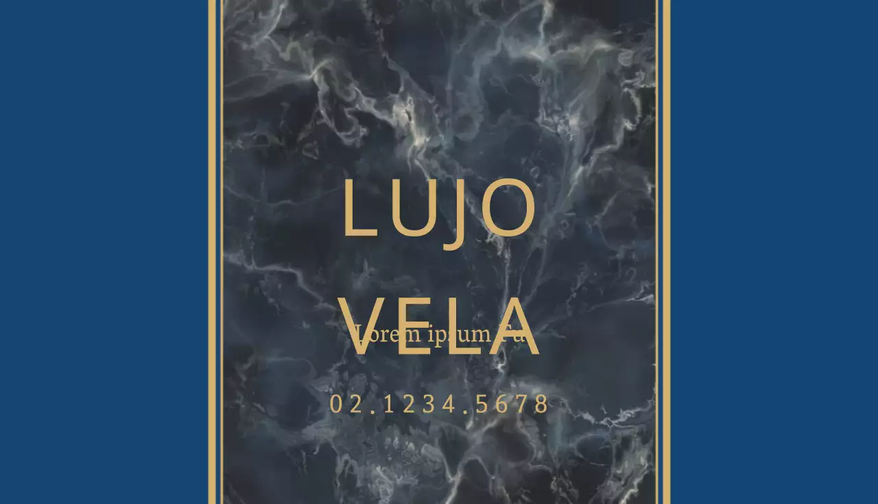 Vela de lujo