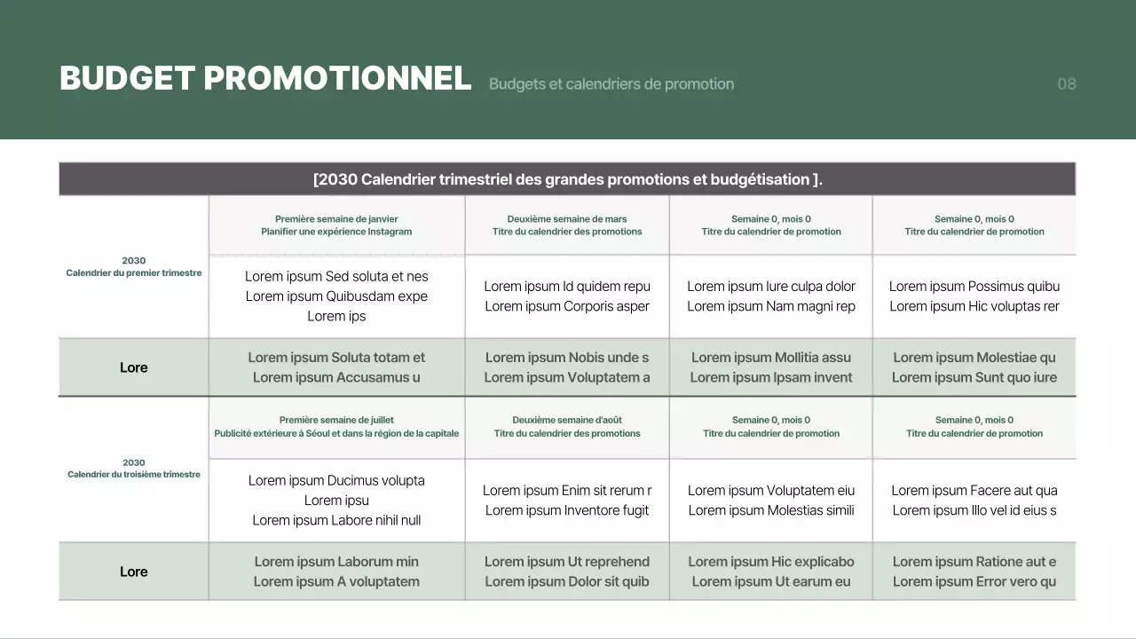 Présentation d'un argumentaire de produit cosmétique végétalien naturaliste aux tons verts