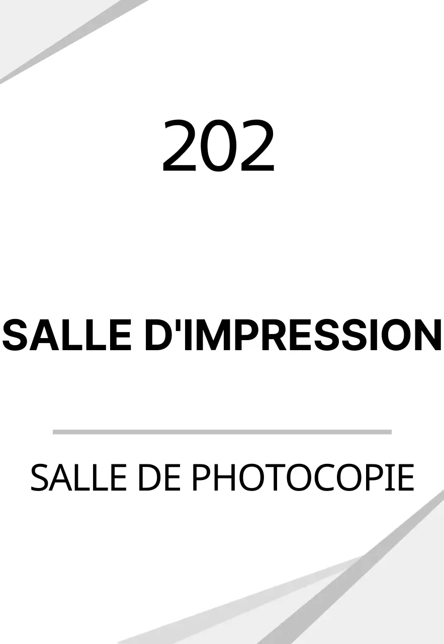 Panneau d'entreprise graphique blanc