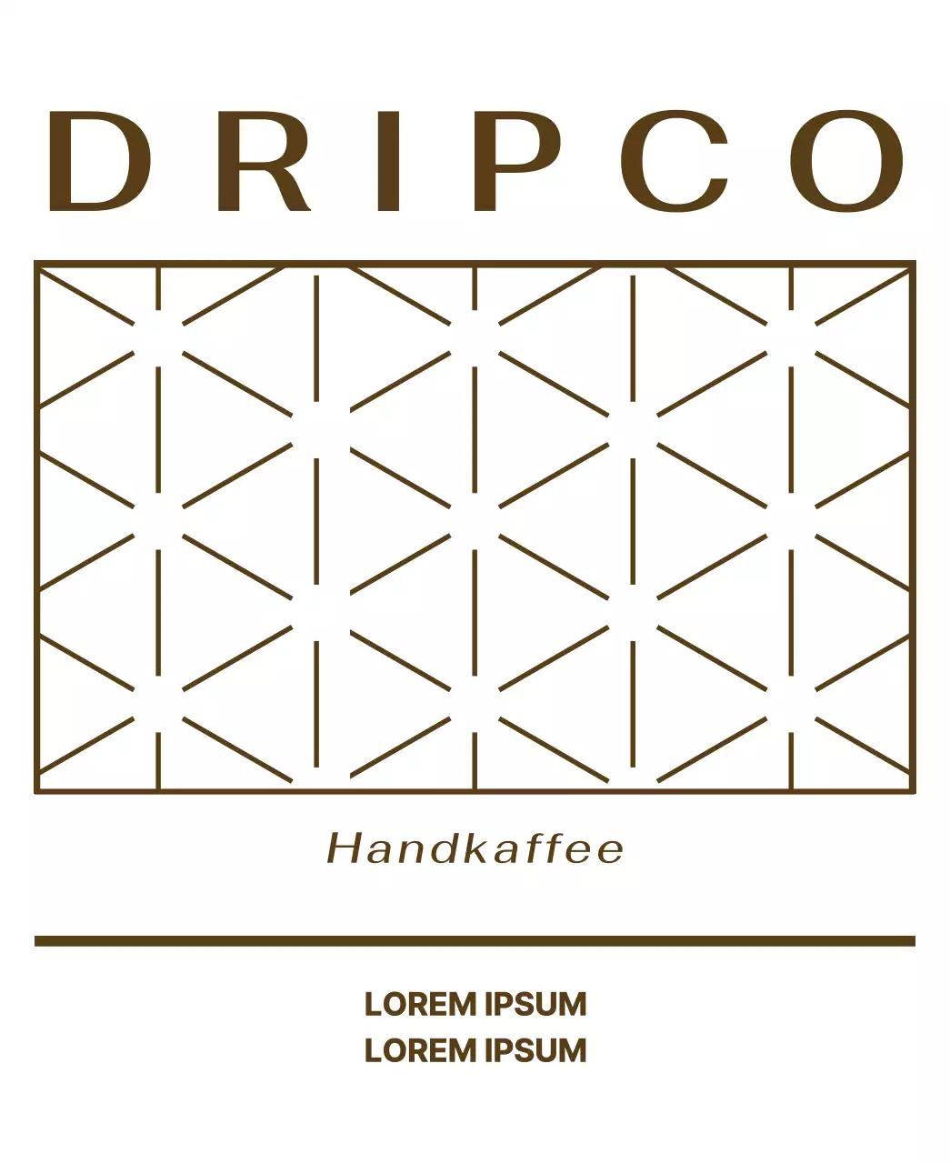 Design mit einem Muster aus goldenen und schwarzen Linien