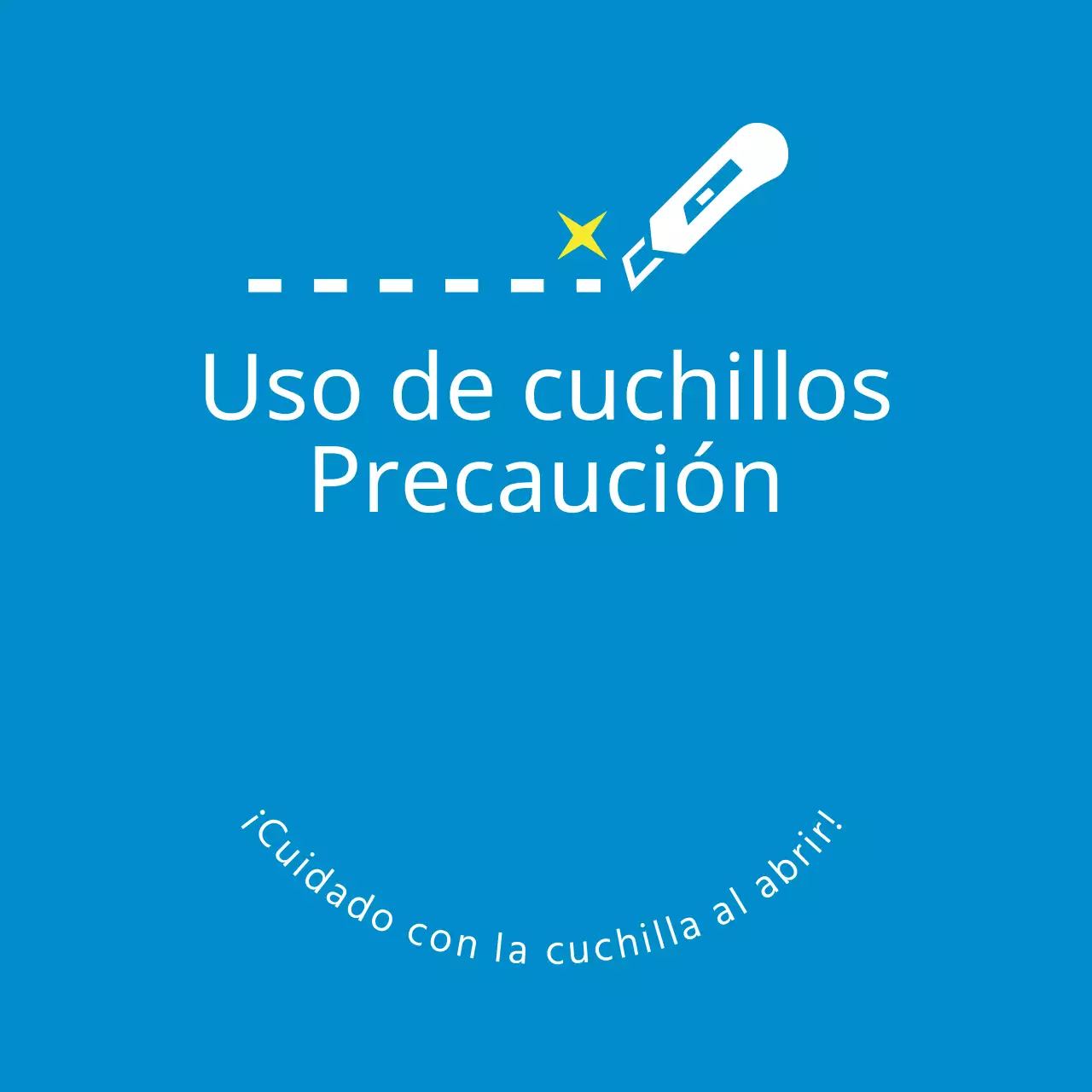 Cuidado con los cuchillos