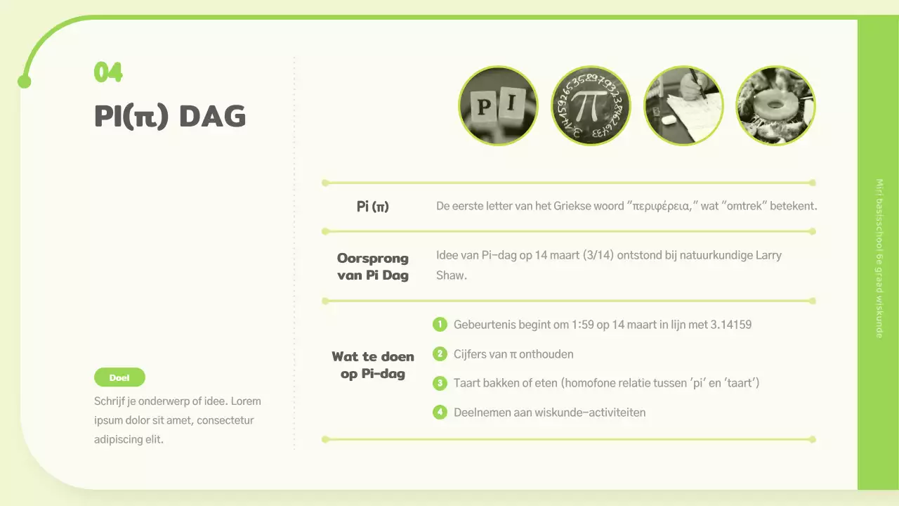 Omtrek en afstand voor chartreuse