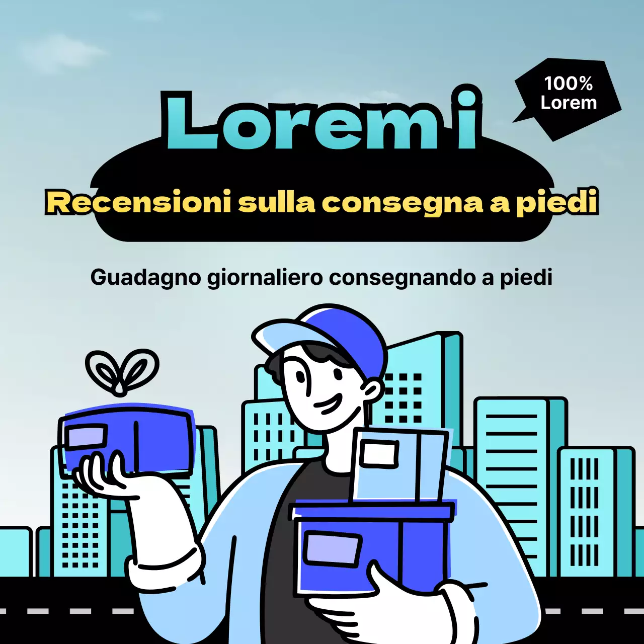 Recensione di DeliveryConnect sulla consegna a piedi nel paesaggio urbano