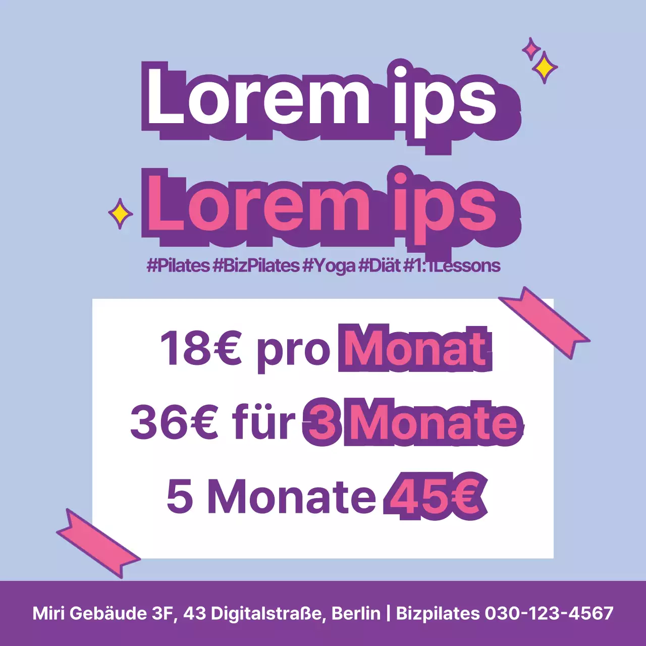 Pilates_Quadrat Banner