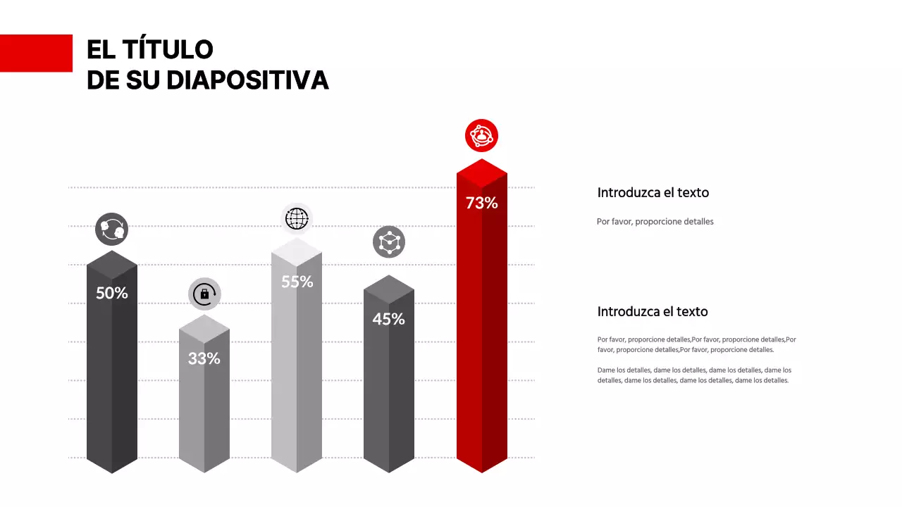 Presentación en una reunión de negocios