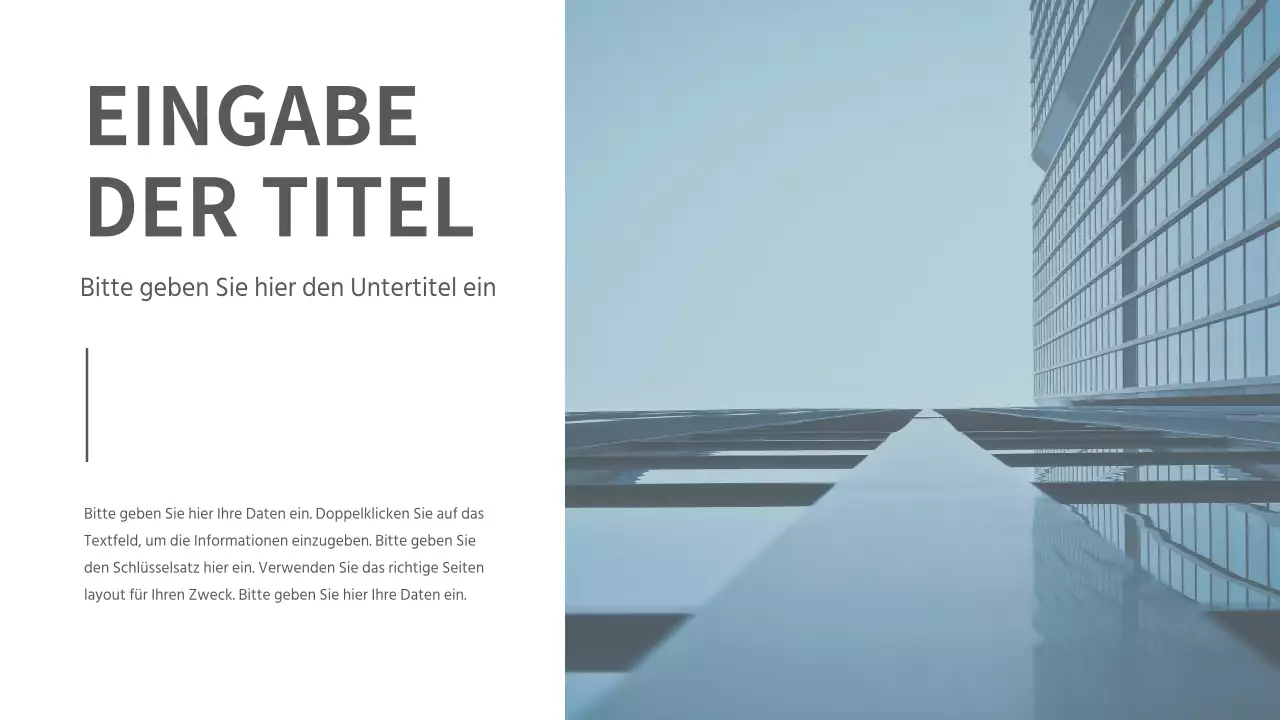 Prägnante Präsentationen