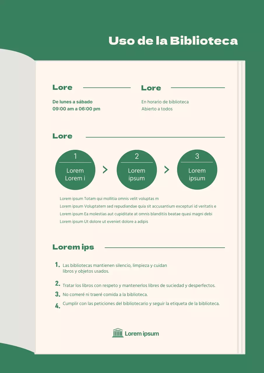 Guía de la biblioteca verde y limpia