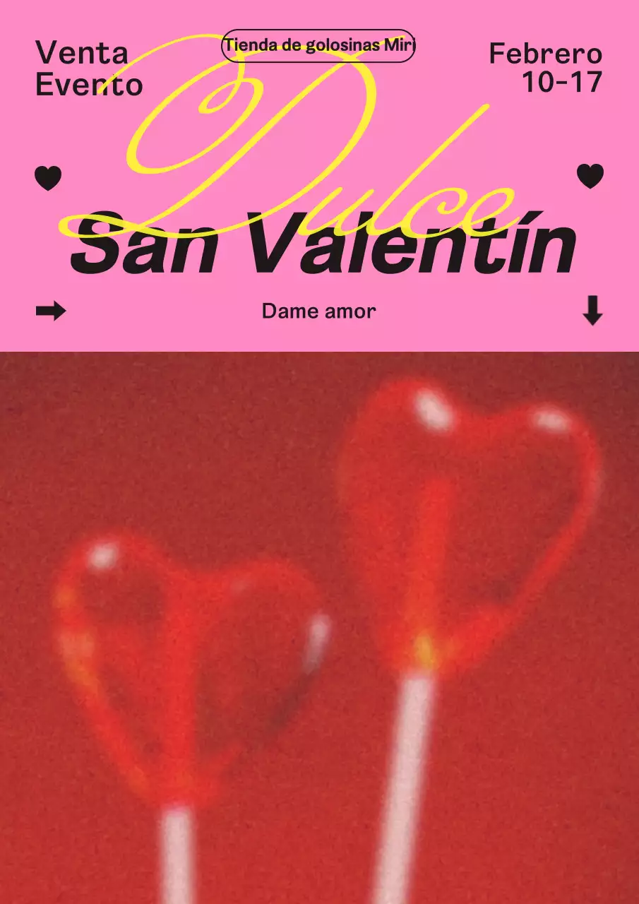 Día Blanco en rosa y rojo