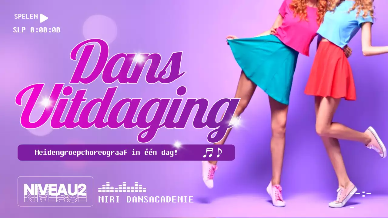 Paars en fotogeniek, de eendaagse les van de dansacademie voor meisjes