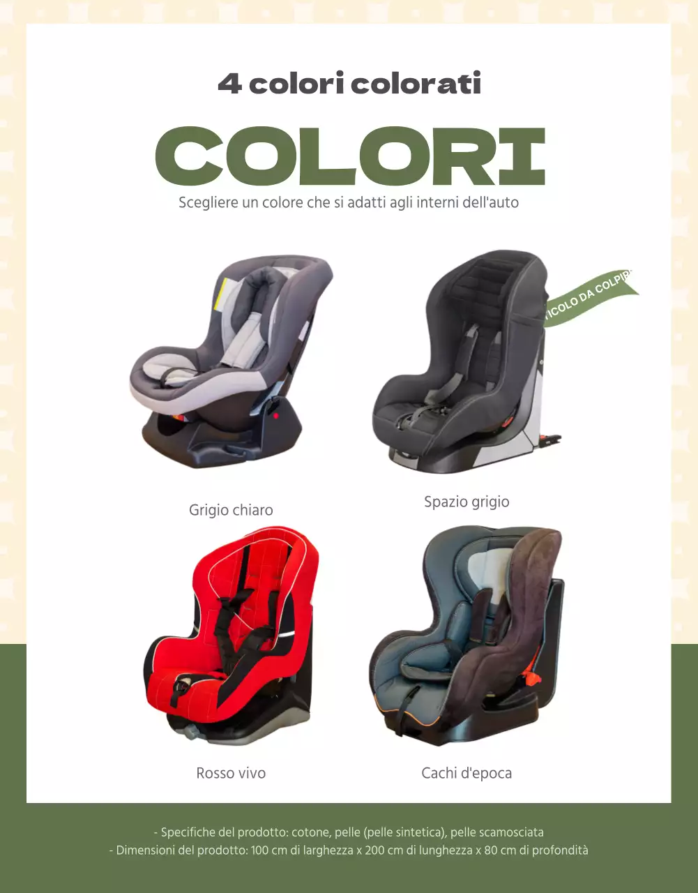 Seggiolini auto per bambini