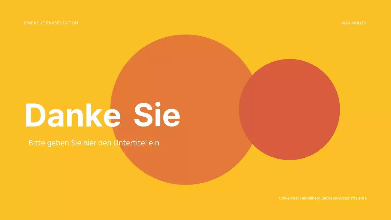 Einfache Präsentationen