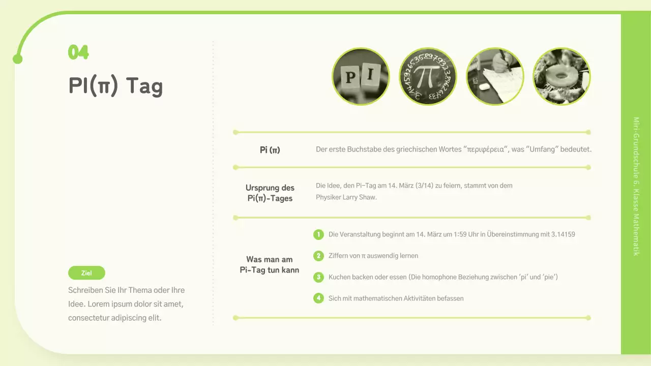 Umfang und Seitenlänge für Chartreuse