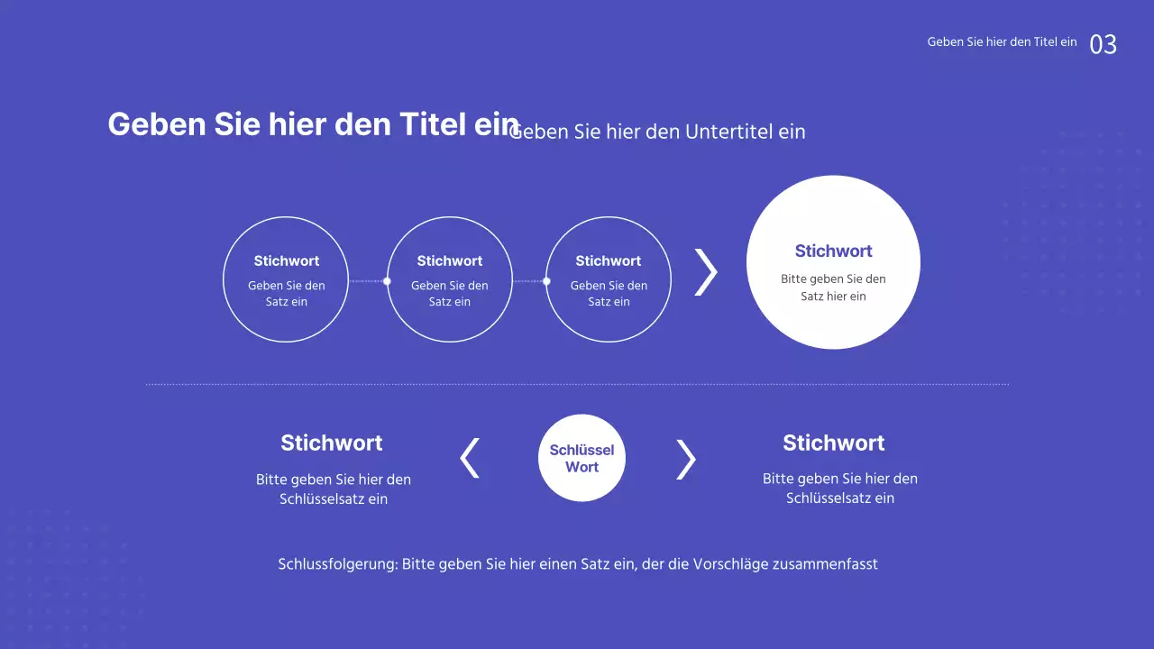 Präsentationen für Seminare