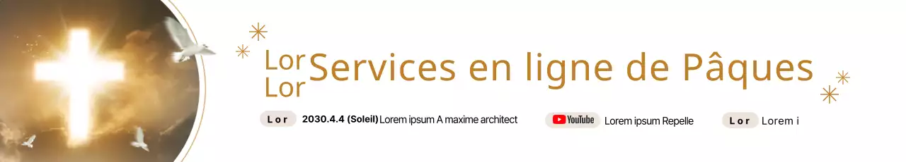 Bannière de Pâques de la Sainte Eglise