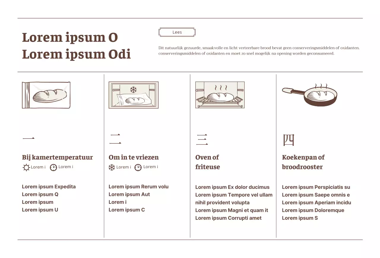 Brown's Brood Foto Layout Bakkerij