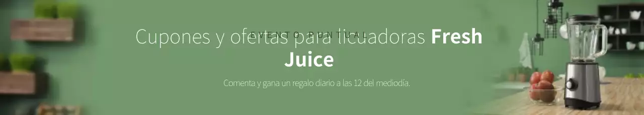 Banderola verde para la batidora de cocina