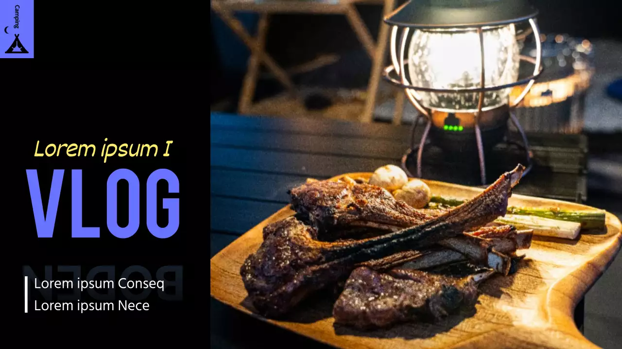 Ein sauberer Camping-Koch-Vlog mit schwarzem und lila Twist