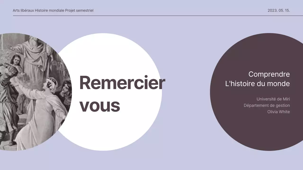  Présentation d'un concept discret pour une mission mondiale sur le droit de vote des femmes