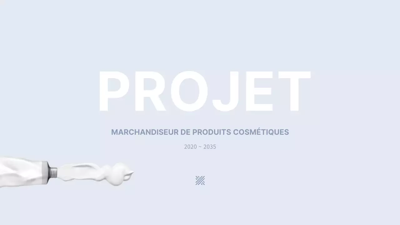 Portefeuille simple de cosmétiques MD en bleu clair et noir