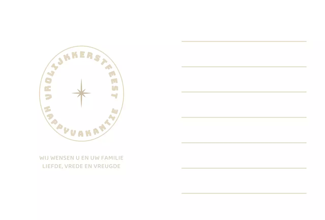 Rode kerstfoto kerstkaart