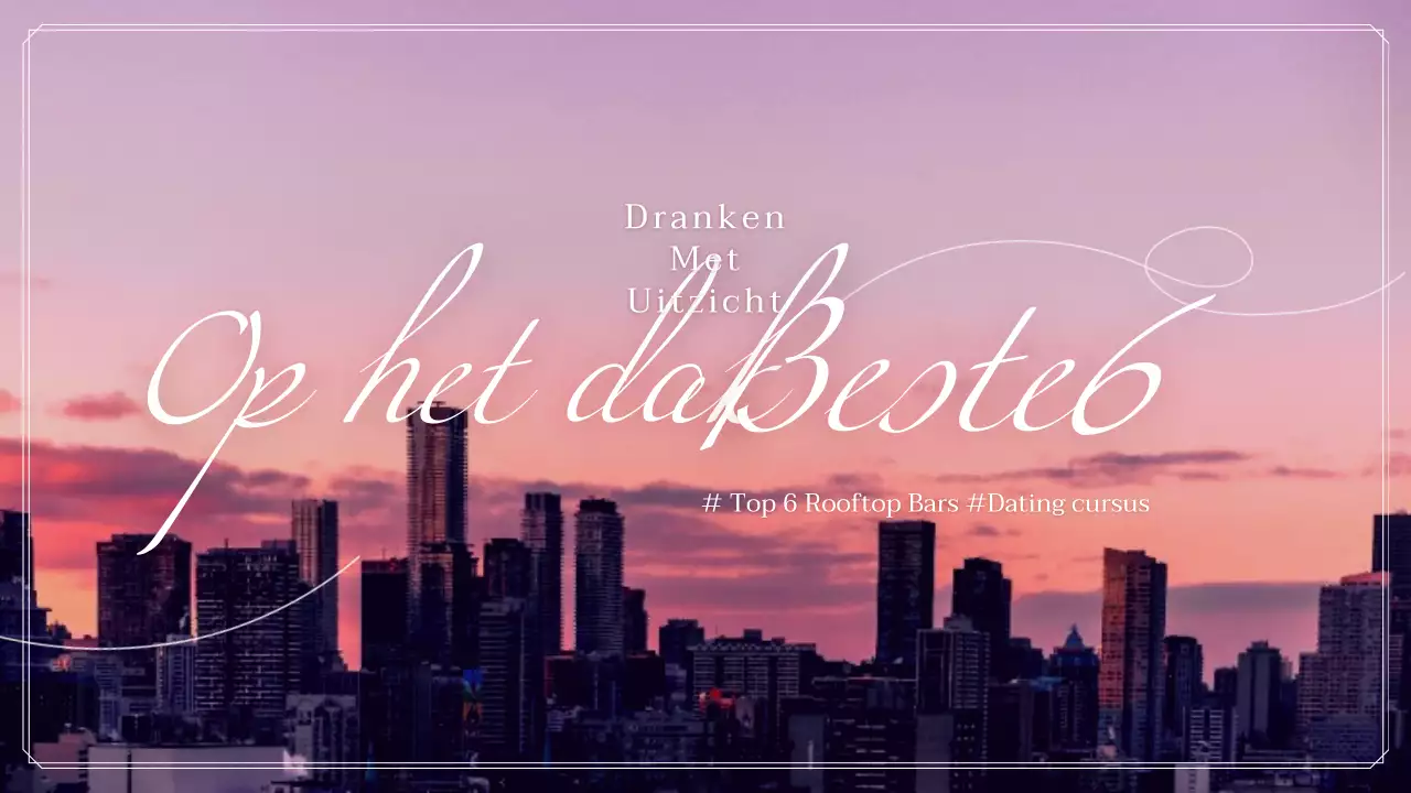 Beste daken zonsondergang achtergrond met paars verloop