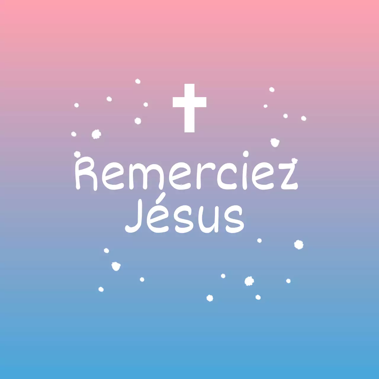 Autocollant cercle de l'église de Pâques en dégradé pastel